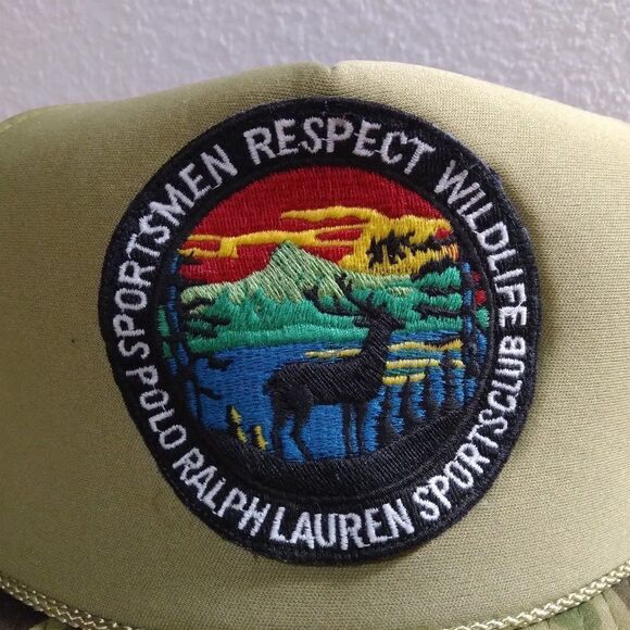 DS Vintage Custom Patch Camouflage Snap Back Hat - Picture 2 of 8